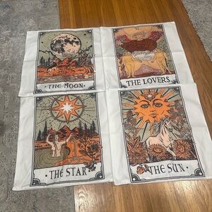 Tarot Card Tapestry Set
